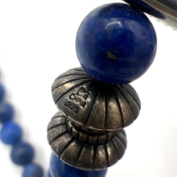 Jay King DTR Necklace Bracelet Lapis Lazuli Convertible Magnetic Clasp Mine Find - Picture 9 of 9